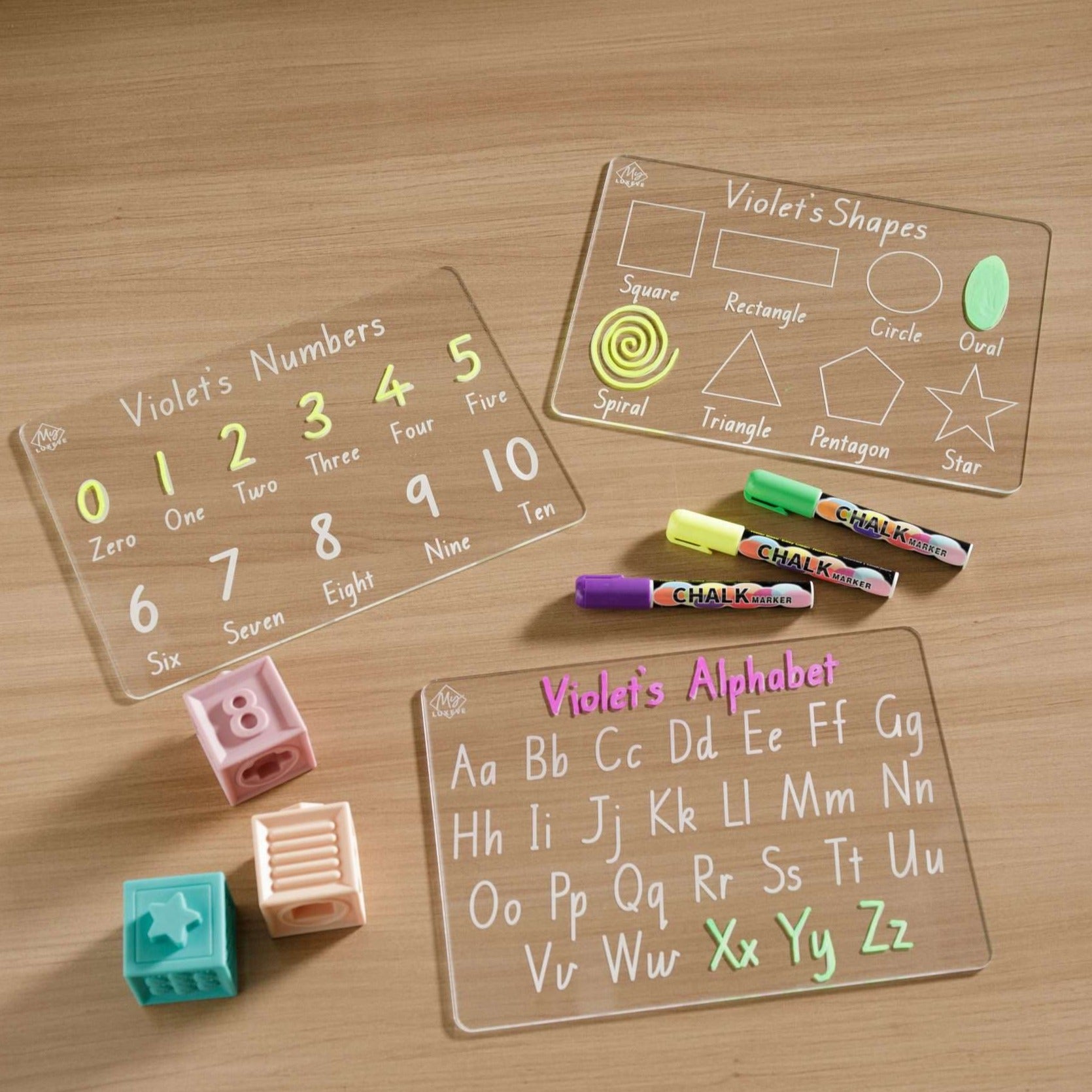 Personalised Tracing Board Bundle Pack