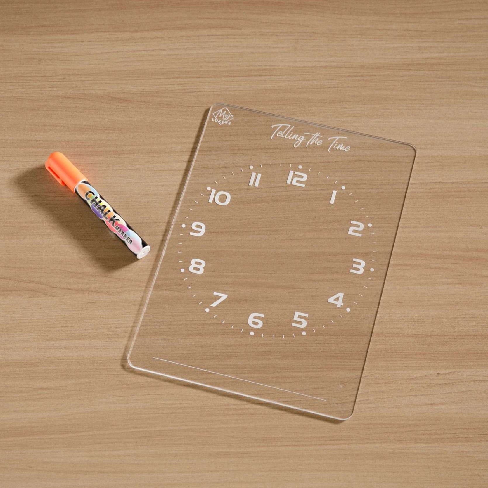 Telling The Time Writing and Learning Board