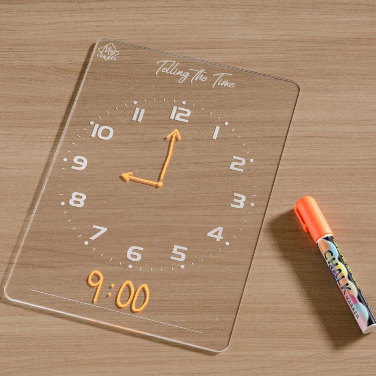 Telling The Time Writing and Learning Board