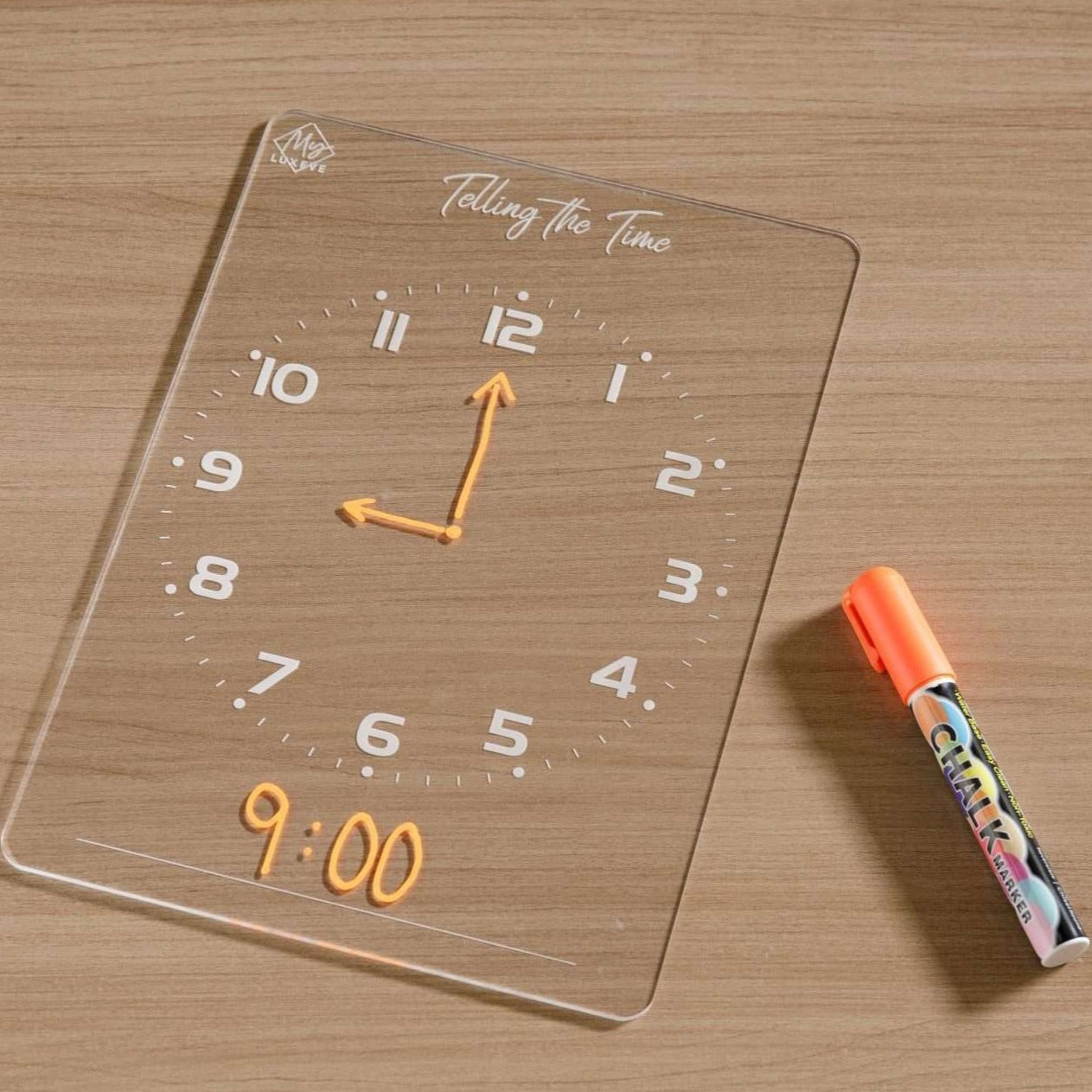 Telling The Time Writing and Learning Board