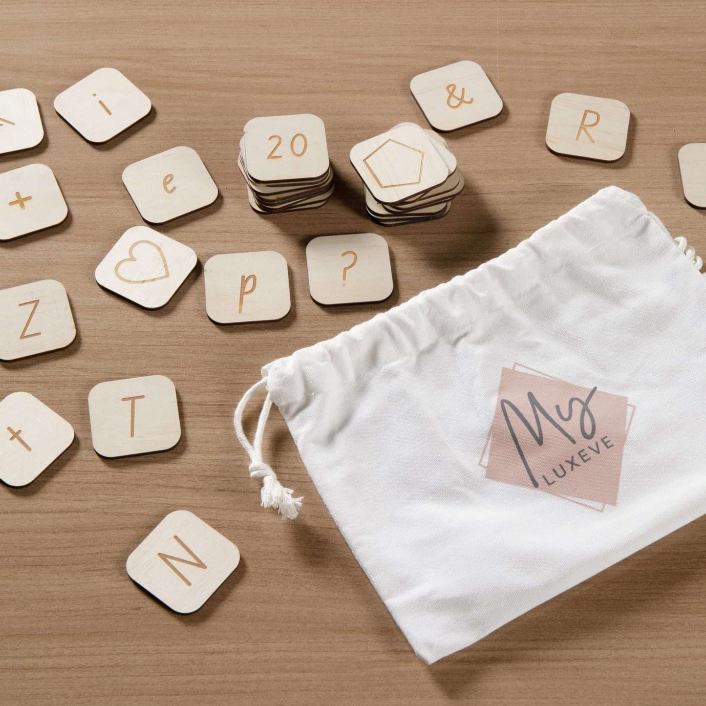 Alphabet and Number Tiles