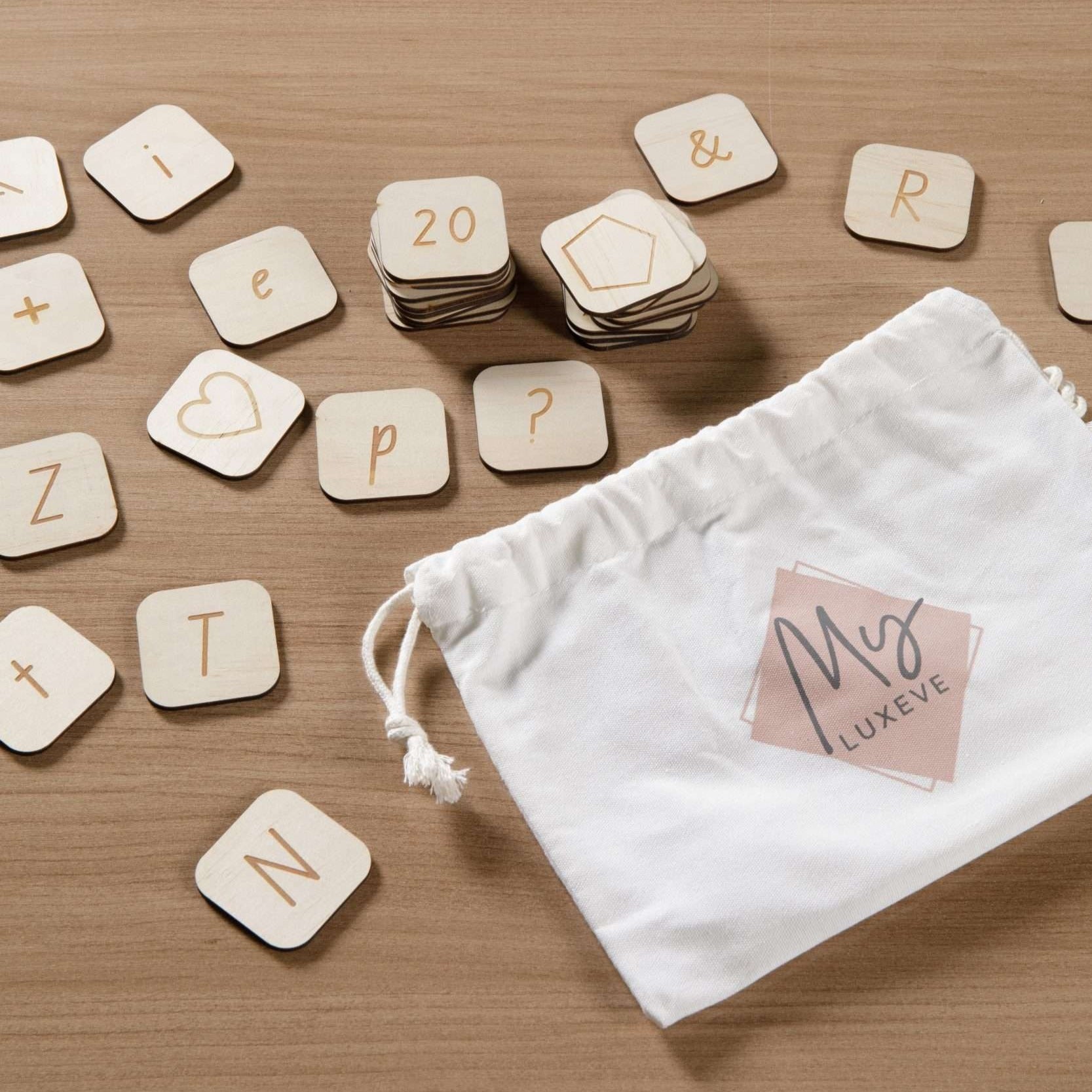 Alphabet and Number Tiles