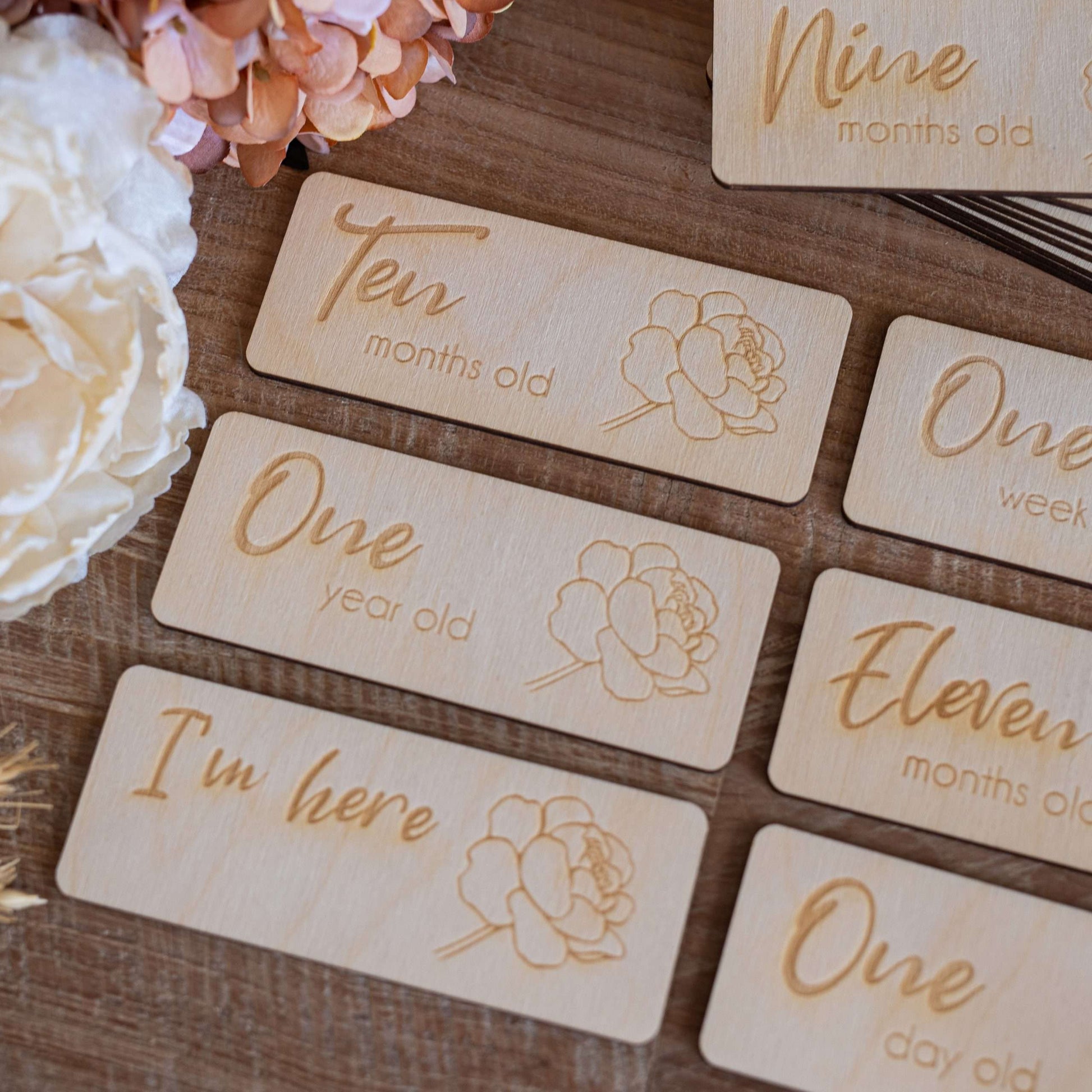 Flower Milestone Discs