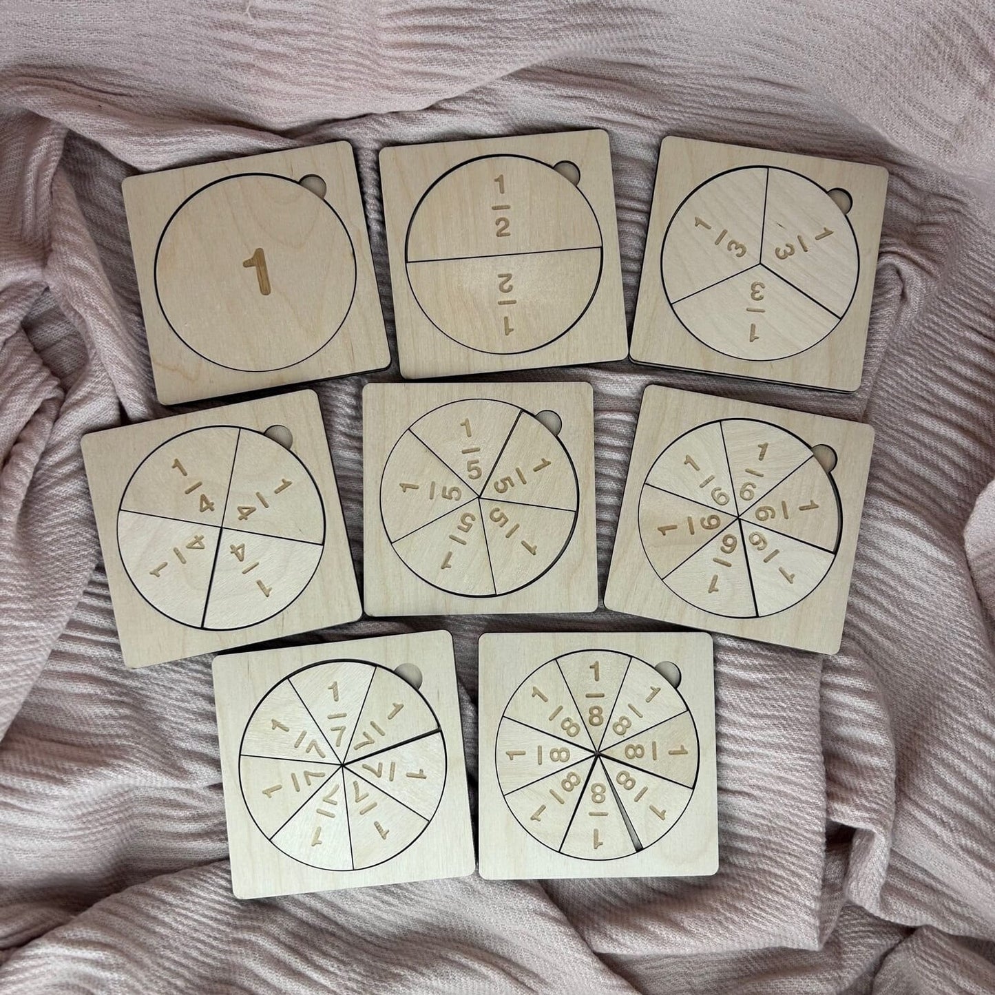 Montessori Fractions Full Set