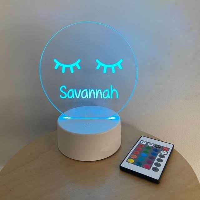 Eyelashes Night Light