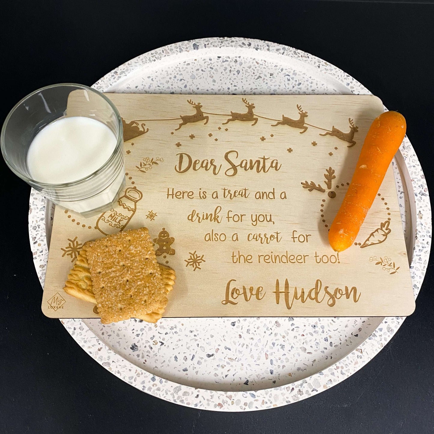 Santa's Treat Board (Personalised)
