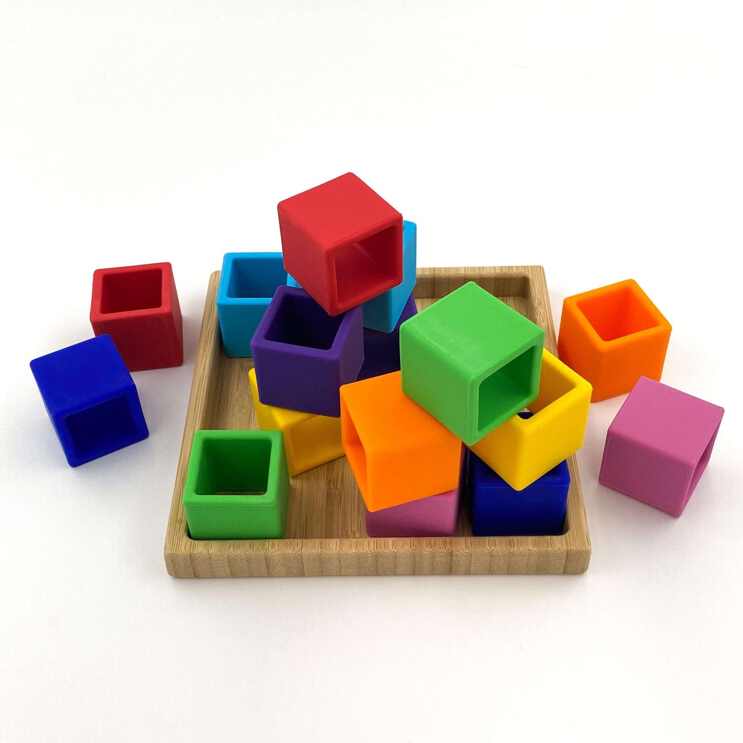 Montessori Rainbow Stacking Cube