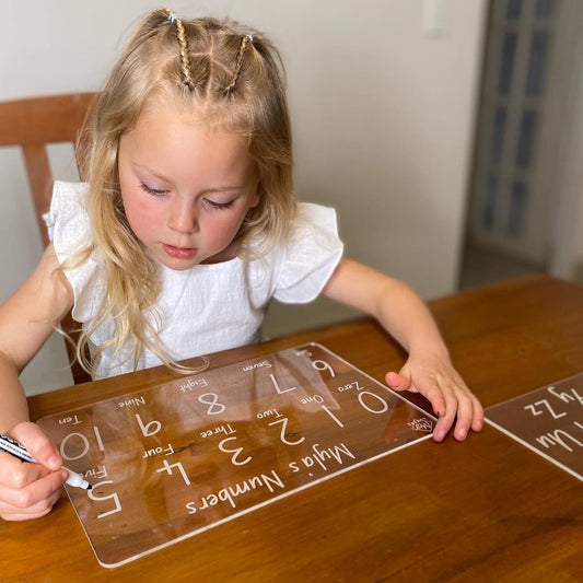 Personalised Numbers Tracing Board, Child Learning & Development