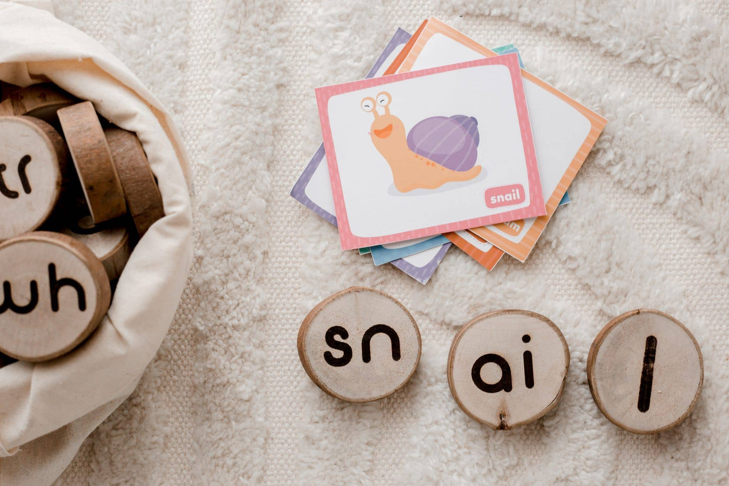 Q Toys | Wooden Phonogram Learning Kit 1