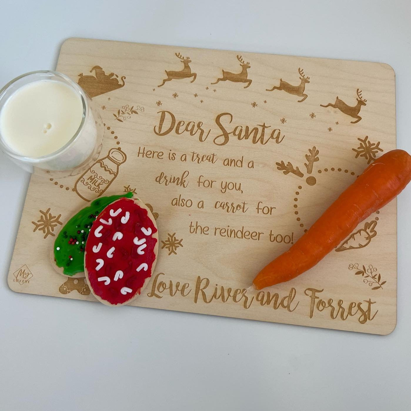 Dear Santa Treat Tray (Personalised)