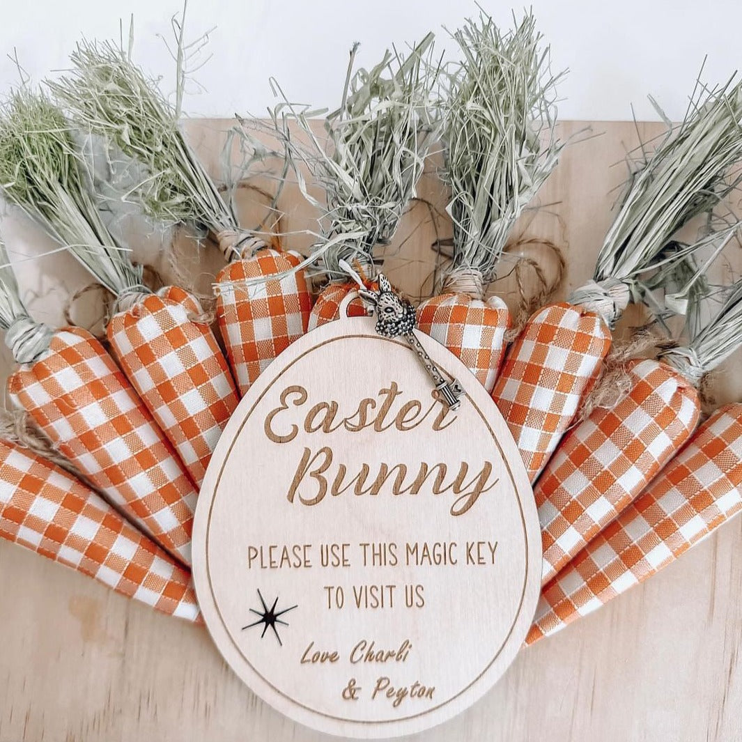 Easter Bunny Magical Key with Carrot props