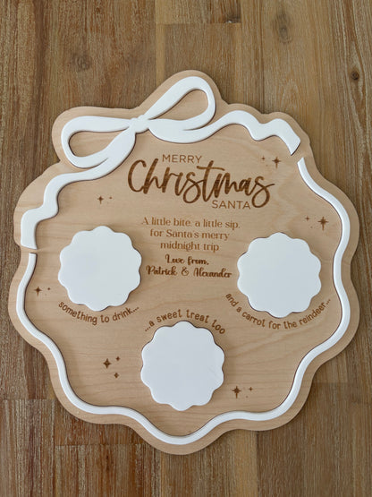 Merry Christmas Santa Treat Board