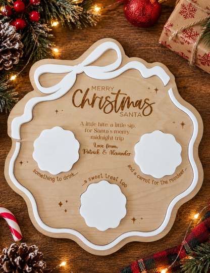 Merry Christmas Santa Treat Board