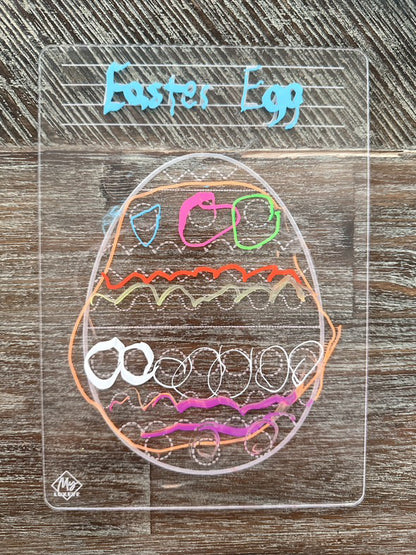 Easter Egg Tracing Board