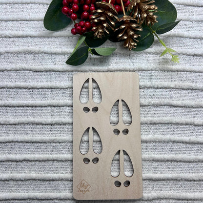 Footprint Stencils with My Luxeve this Christmas