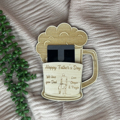 Beer Themed Gift Card Holder | Gift for Men