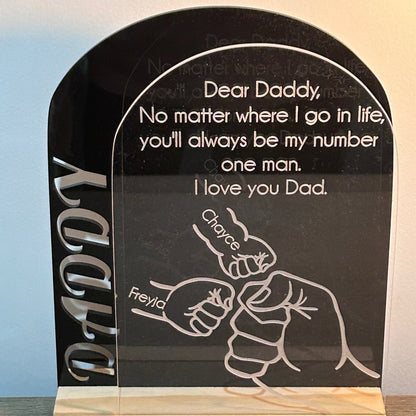 Dear Daddy Sign