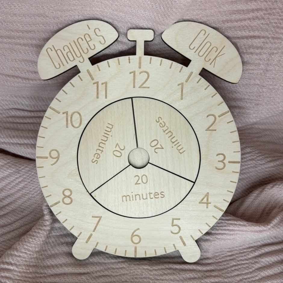 Montessori Timber Learning Clock