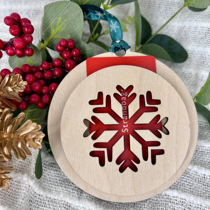 Christmas Snowflake Gift Card Holder