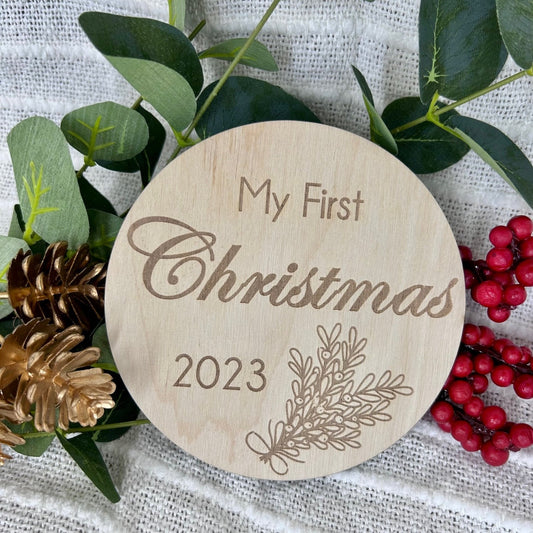 My First Christmas Milestone Disc | Baby's First Christmas