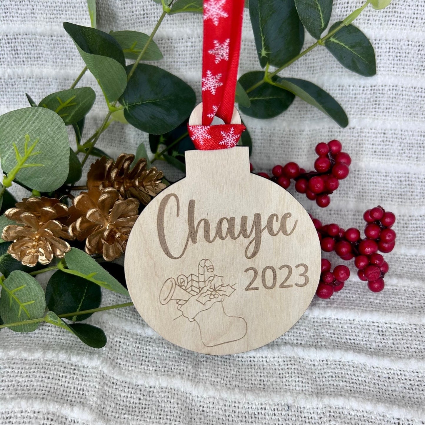 Personalised Christmas Tree Ornament 2023