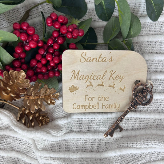 Santa's Magical Key with Tag