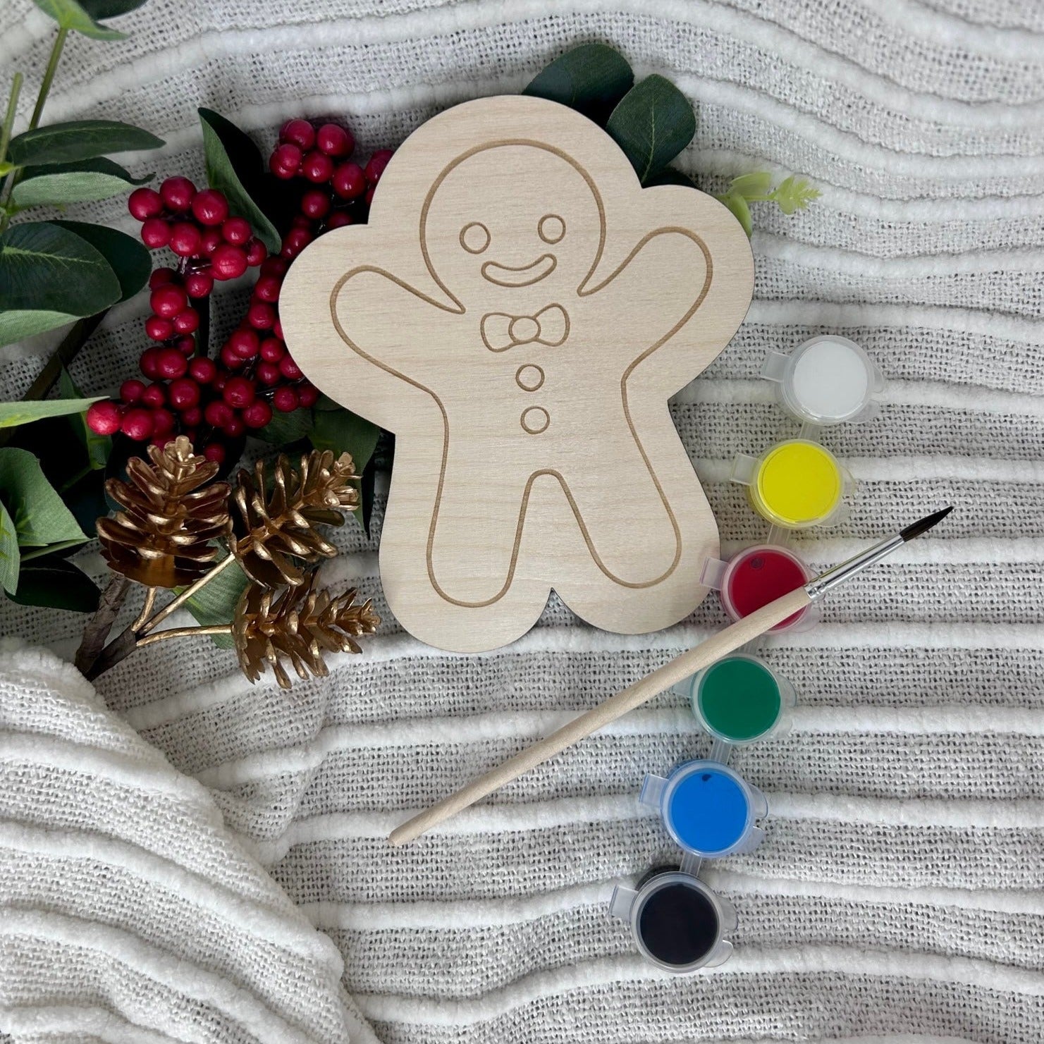 Christmas DIY Paint Kit - Gingerbread Man
