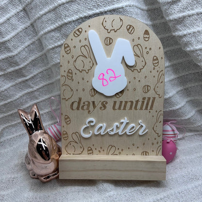 Easter Countdown with Timber Stand