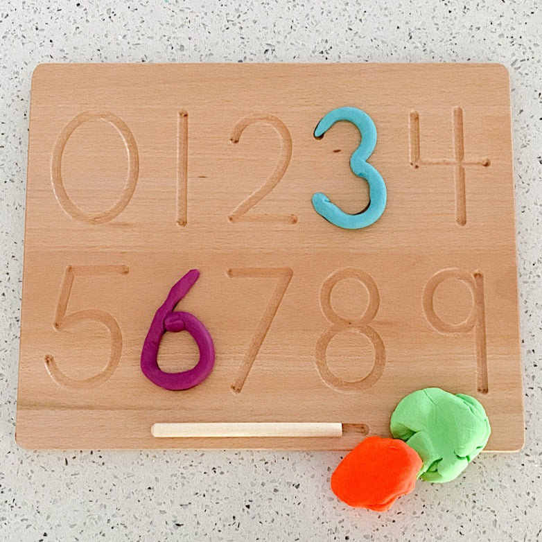 Montessori Number Tracing Board | Educational