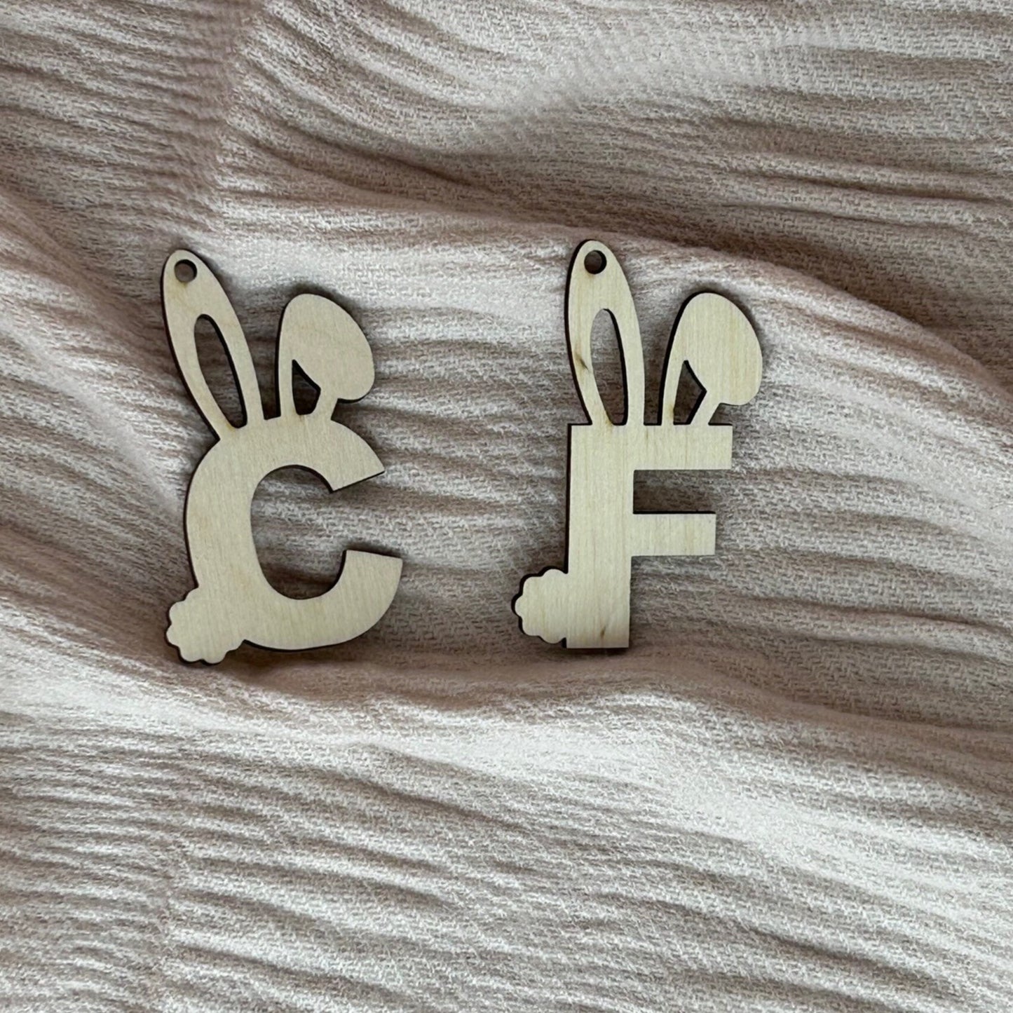 Alphabet Easter Gift Tags \ Letter C and F pictured.