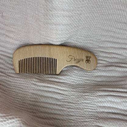 Beechwood Baby Brush & Comb Set
