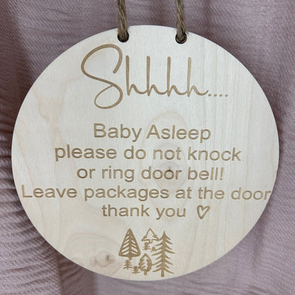 Shhhh.... Baby Asleep Sign