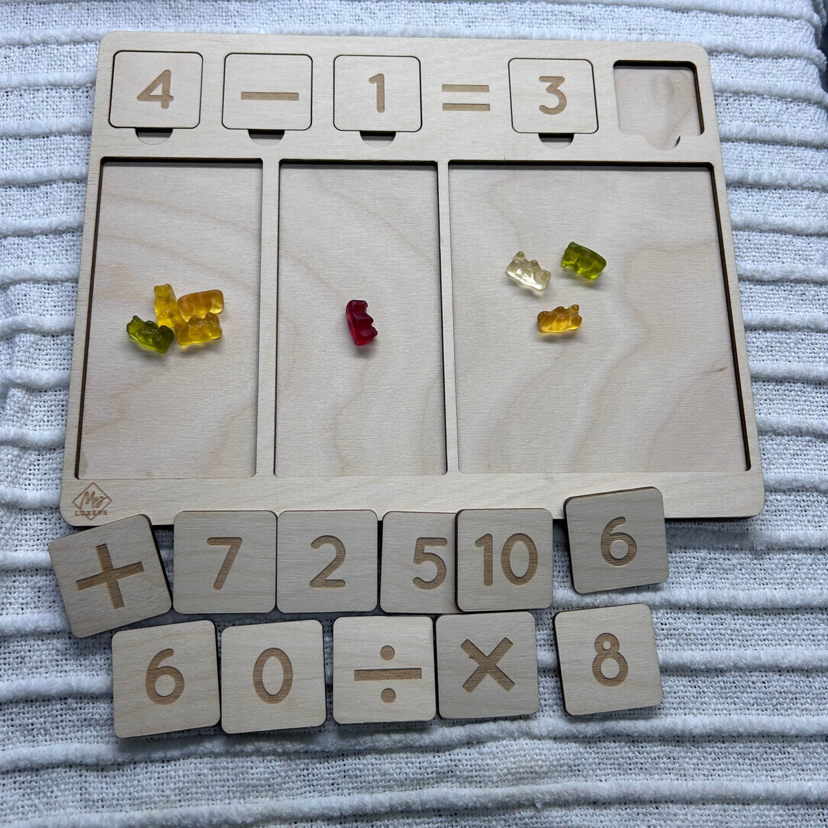 Grouping Math Tray Number and Maths Counting Tray | My Luxeve