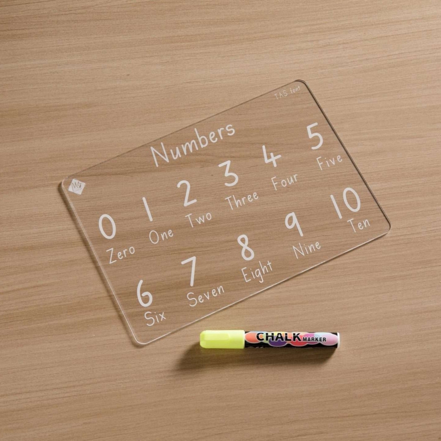 Numbers Tracing Board