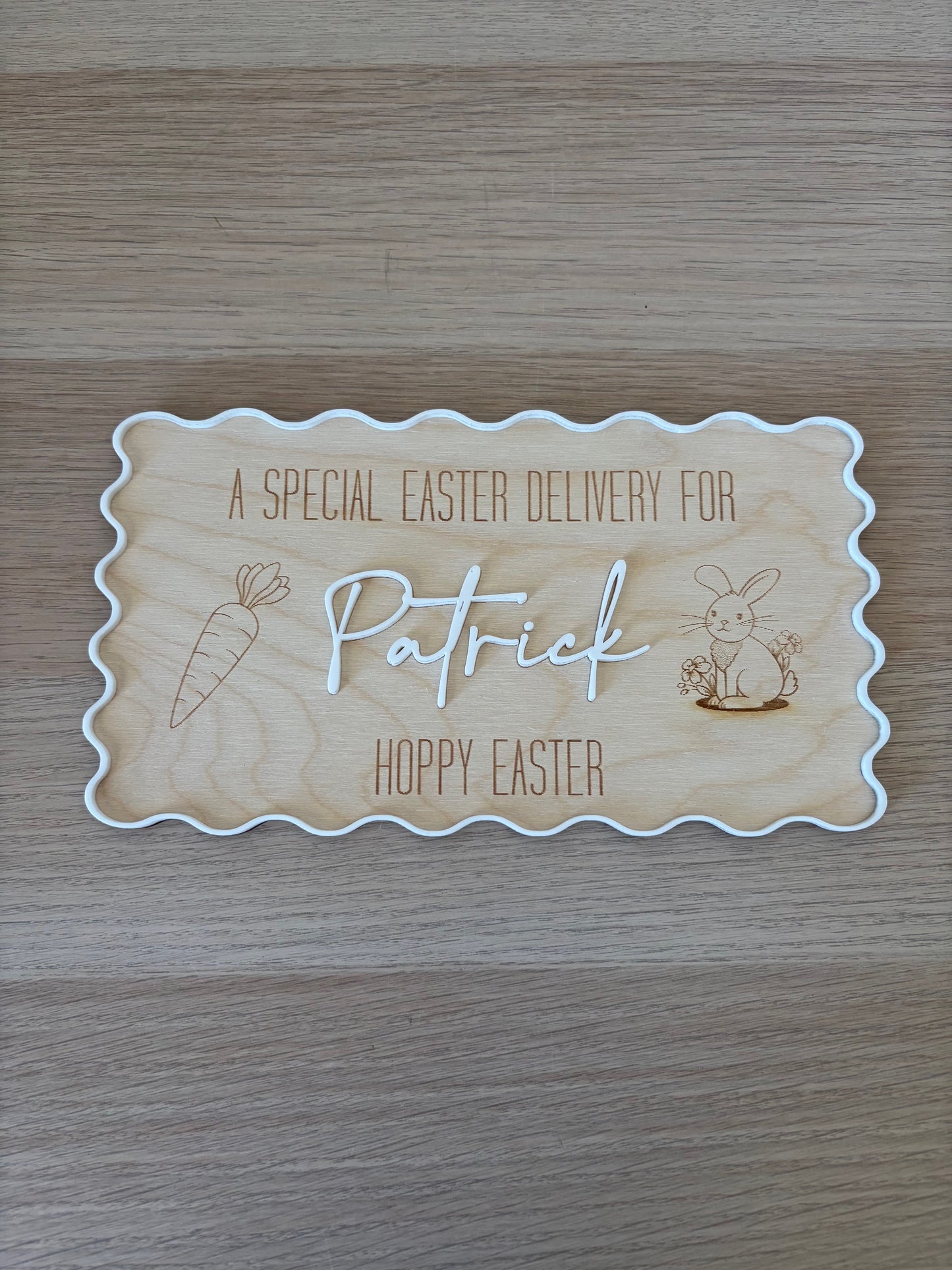 Personalised Easter Plaque