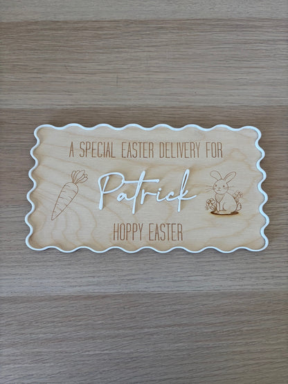 Personalised Easter Plaque