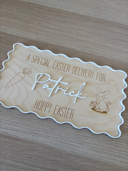 Personalised Easter Plaque