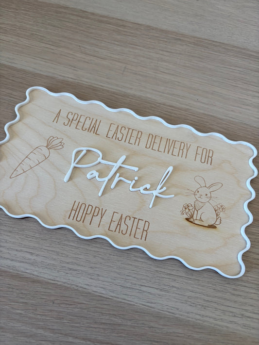 Personalised Easter Plaque