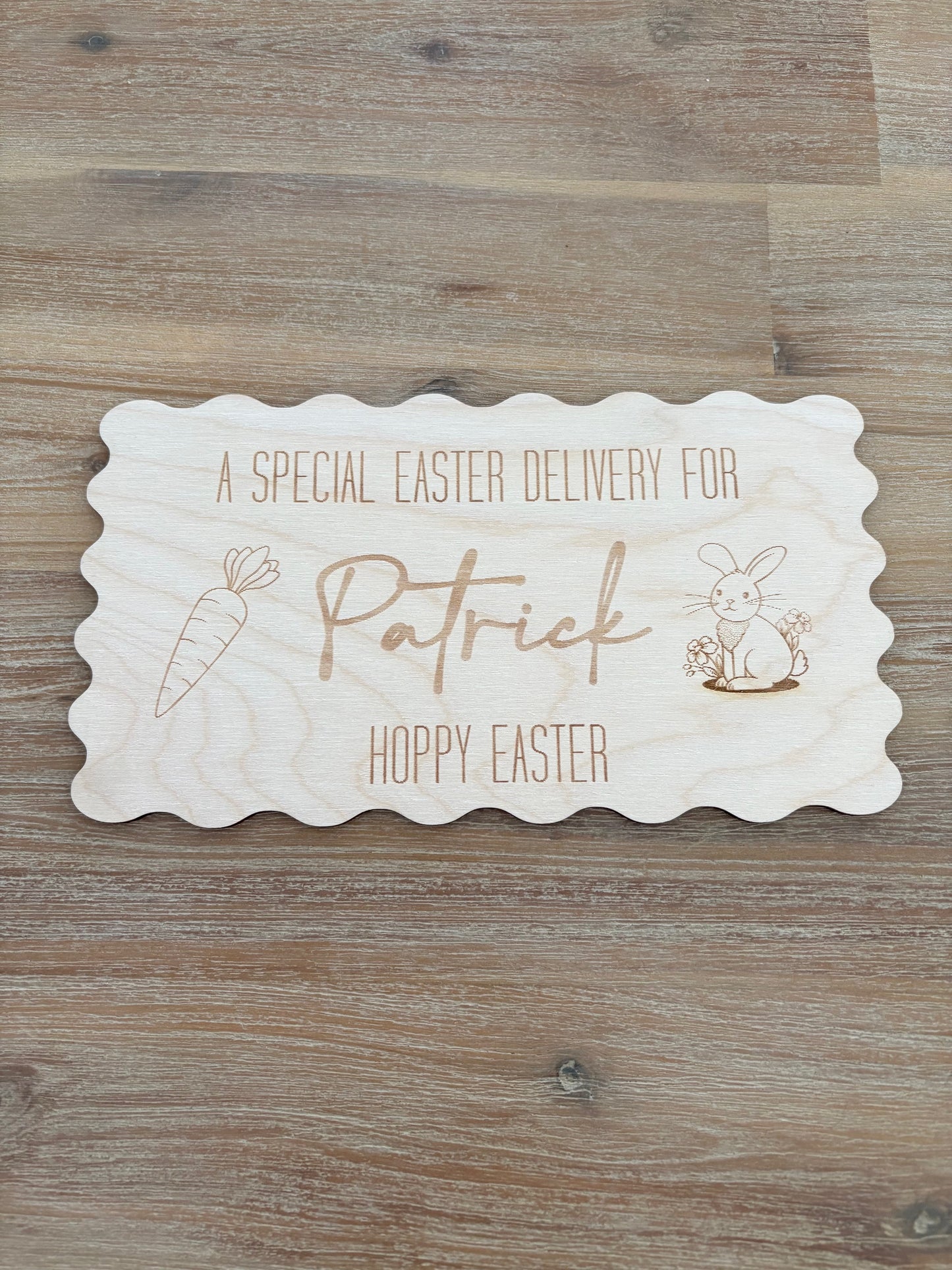 Personalised Easter Plaque