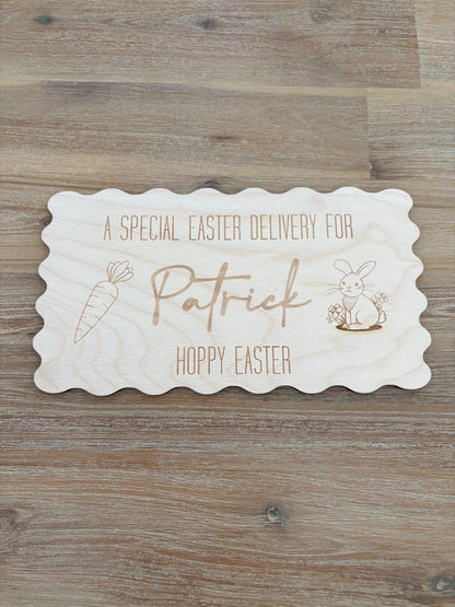 Personalised Easter Plaque