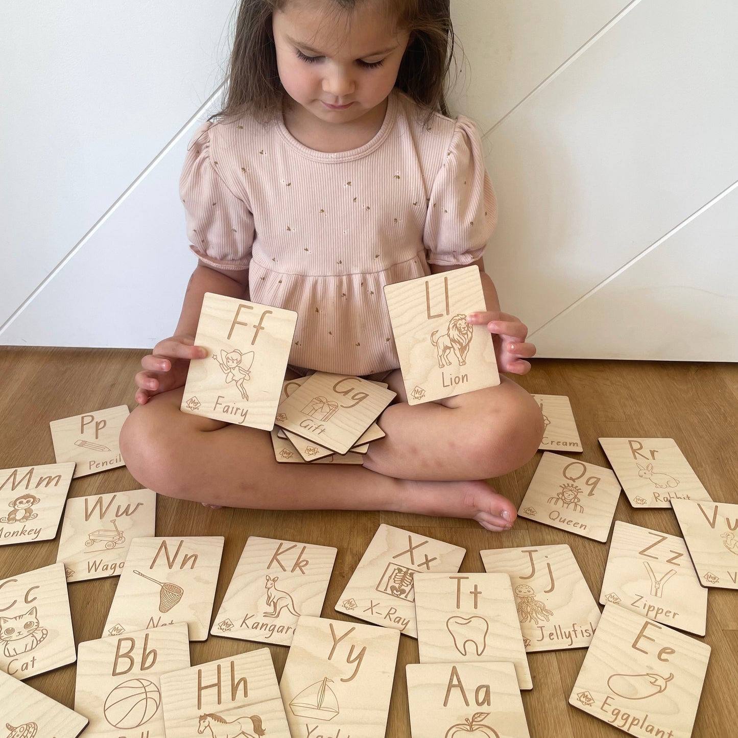 Alphabet Timber Flashcards