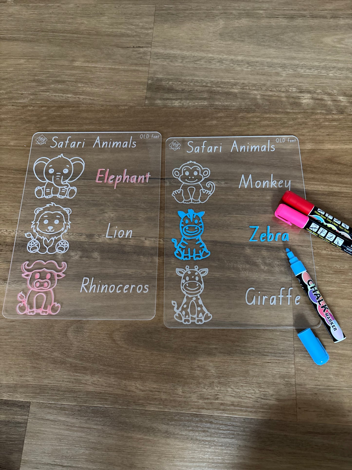 Safari Animals Tracing Board Bundle