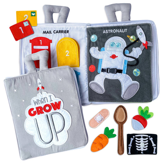 When I Grow Up Fabric Activity Book