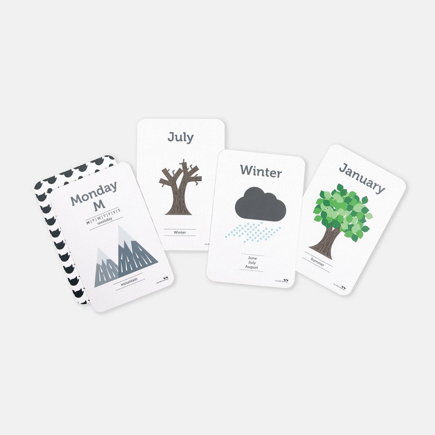 Two Little Ducklings | Days, Months and Seasons Flashcards