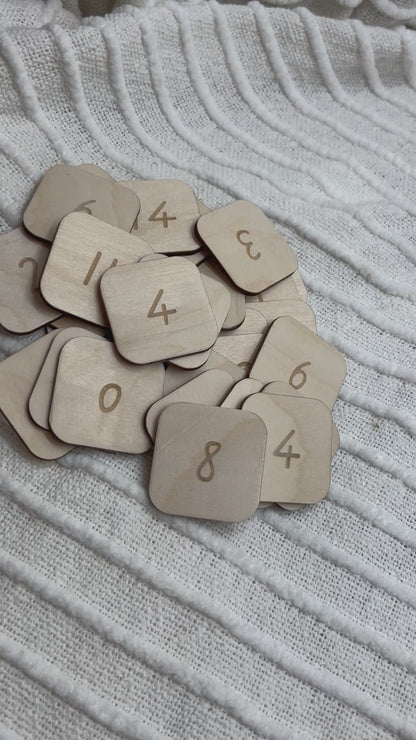 Alphabet and Number Tiles