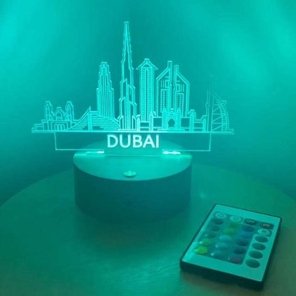 Dubai Night Light