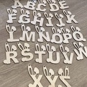 Alphabet Easter Gift Tags - whole alphabet pictured