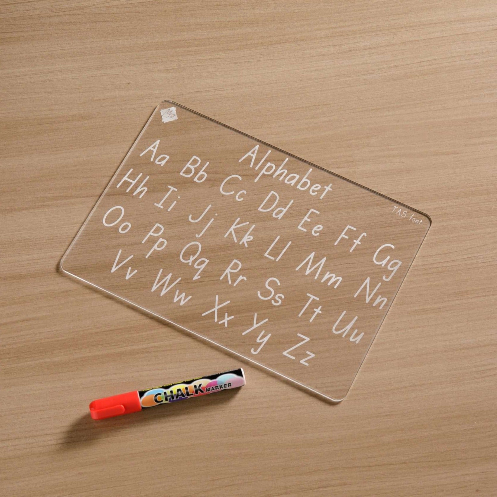 Alphabet Learning Board | Tracing Board for Kids | Tasmania Font