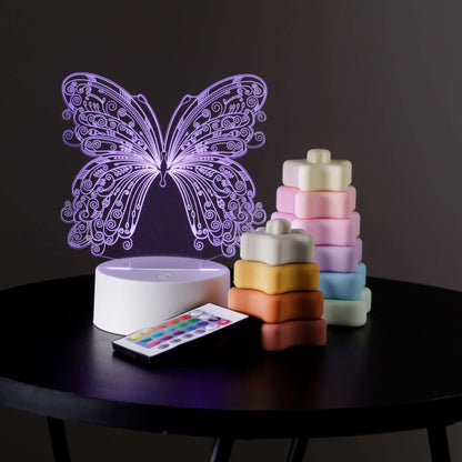 Detailed Butterfly Night Light